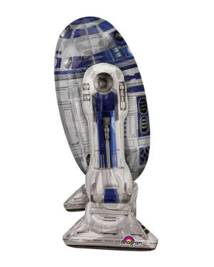 Folieballong: Gående R2D2 Star Wars - 86 x 96cm
