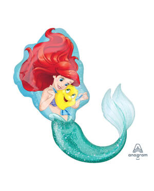 Folieballong: Ariel - Havfrue - 71 x 86cm