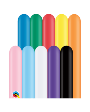 Figurballonger (100stk): Assortert - Pakke 4 - 5 x 150cm