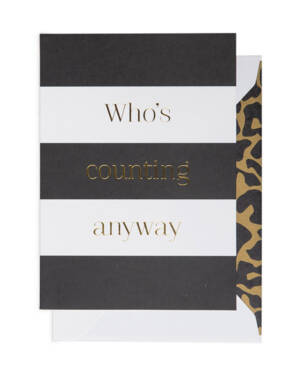 Kort: Who's counting anyway - A6
