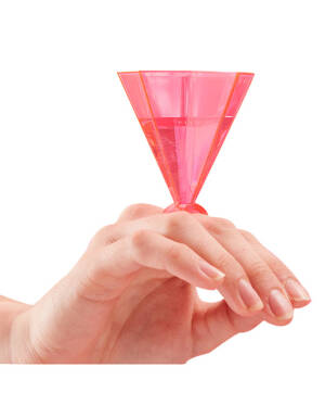 Shotteglass (6stk): Rosa - 8,5 x 5,5cm