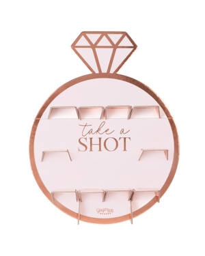 Stativ: For Shotteglass - 10 holdere - 44 x 34cm
