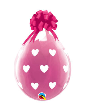 Gave i Ballong (25stk): Hjerter - 46cm