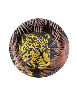 Tallerkener (10stk): Jungel - Gepard - 22,5cm