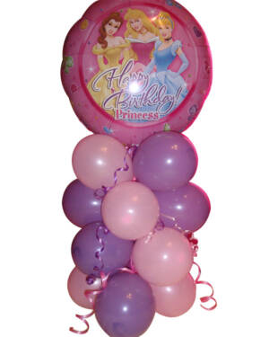 Borddekorasjon: "Happy Birthday! Princess"