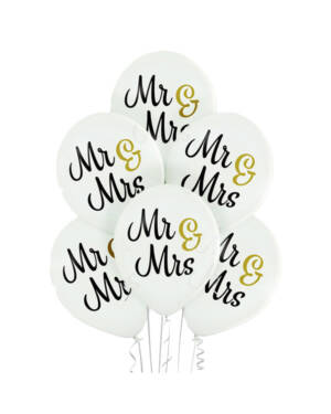 Ballongbukett: Mr & Mrs