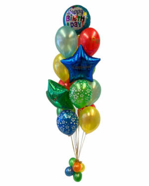 Ballongbukett: Birthday of a Shining Star