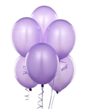 Ballongbukett: Lavender fan