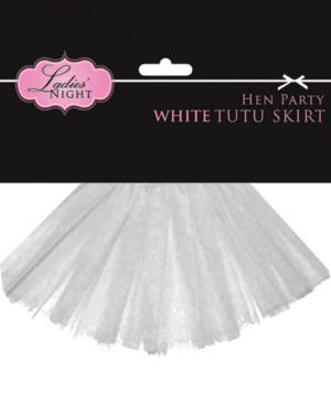 Tutu Skjørt: Hvit