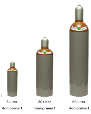 Helium (Komprimert): Ulike størrelser - Leie