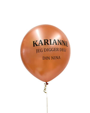 Jumbo Ballong: Rose Gold Love