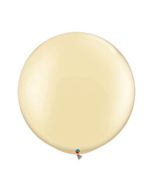 Lateksballonger (2stk): Pearl Ivory - 76cm