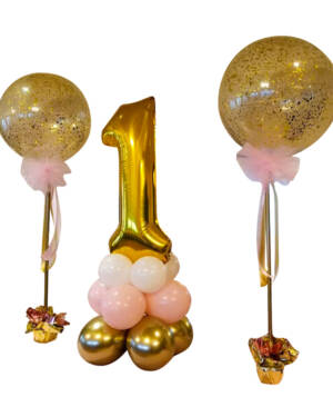 Borddekorasjon: Glitzy 1st Birthday