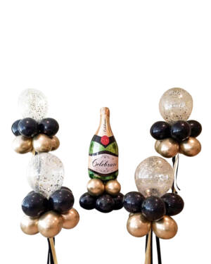 Borddekorasjon: Celebrate with bubbles