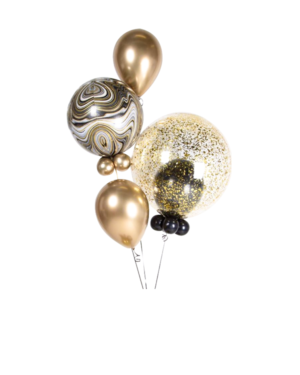 Ballongbukett: Marble glitz