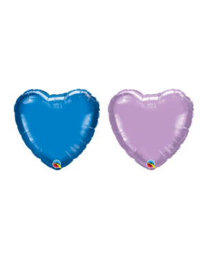 Folieballong: Hjerte - Flere farger - 10cm
