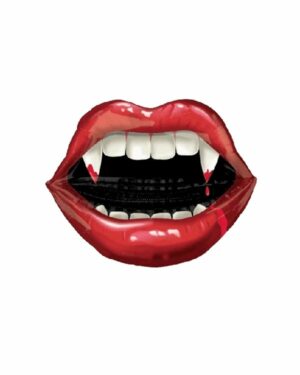 Folieballong: Vampire Fangs - 78 x 81cm