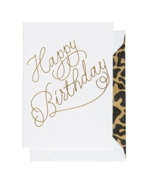 Kort: "Happy Birthday" - A6