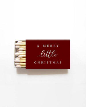 Fyrstikker: "Merry Xmas"
