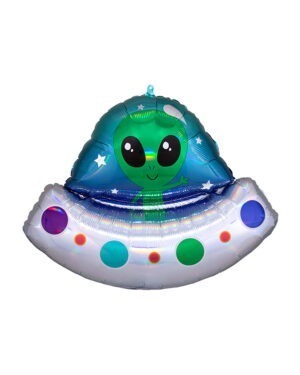 Folieballong: Romvesen & Romskip - 71 x 53cm
