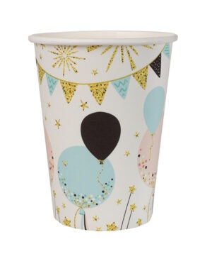Kopper (10stk): Ballonger & Girlander - Multifarget - 7,8 x 9,7cm