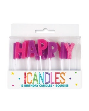 Kakelys: "Happy Birthday" - Pastel