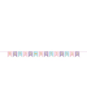 Banner: Magisk Prinsesse Bursdag - Glitter - 213cm