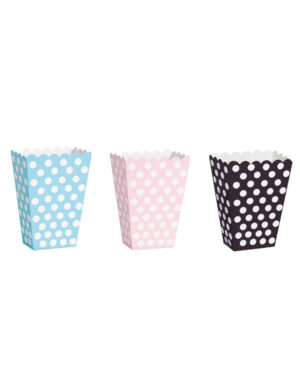 Godteesker (8stk): Flere farger - 14 x 9,5cm