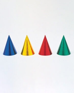 Festhatter (8stk): Assortert Prismatisk