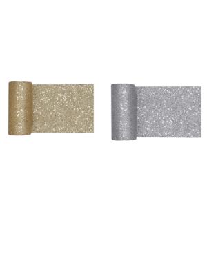 Bordløper: Glitter & Paljetter - 5m x 13cm