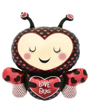 Folieballong: Love Bug - 45cm