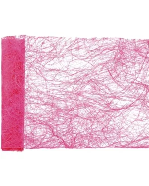 Bordløper: Fuchsia Abaca - 5m x 30cm