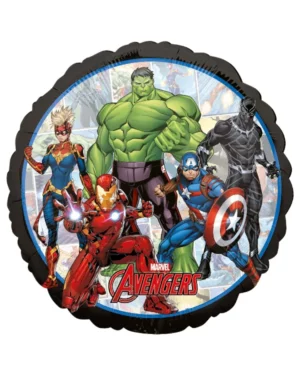 Folieballong: Marvel Avengers - Rød & Blå - 45cm