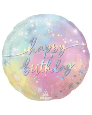 Folieballong: "Happy Birthday" - 43cm