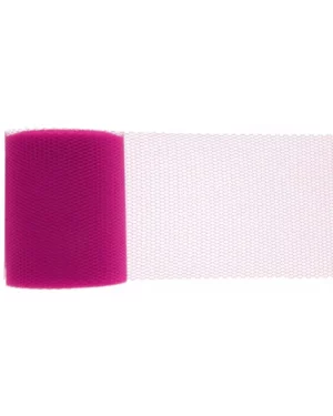 Tulle (tyll): Fuchsia - 10m x 8cm