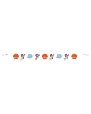 Girlander: Planeter & raketter - 150cm