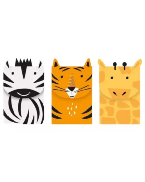 Gavepose: Safari - Løve, Zebra, Giraff
