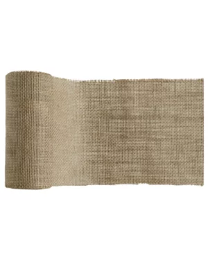 Bordløper: Trefarget Jute - 5m x 15cm