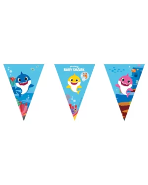 Girlander: Baby Shark - Vimpler - Fargerik