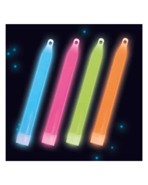 Glowsticks (4stk): Halskjede - Fargerik - 81/10cm