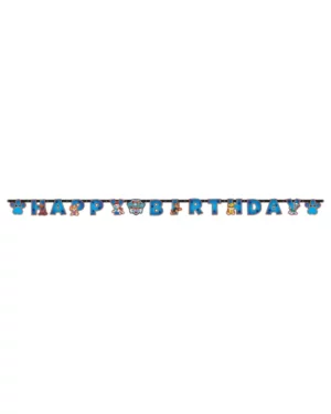 Banner: Paw Patrol - Blå & Rød - 179,8 x 13,7 cm