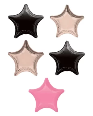 Folieballong: Stjerne - Flere farger (Standard) - 43cm