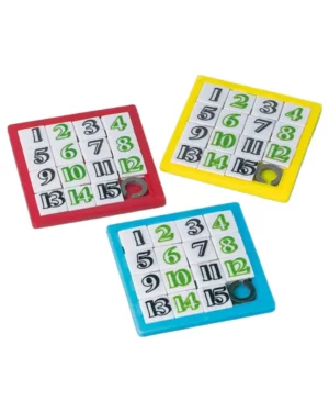 Pinata Fyll (12stk): Logikk Puslespill - Fargerik - 6,2 x 6,2 cm