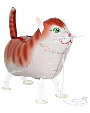 Folieballong: Gående ballong - Katt - 61cm