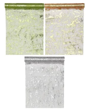 Bordløper: Skinnende Fancy - Flere farger - 5m x 28cm