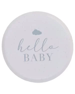 Tallerkener (8stk): "Hello Baby" Nøytral - Beige - 25cm