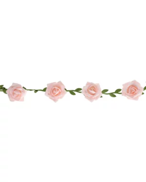 Girlander: Roser - Rosa - 120cm