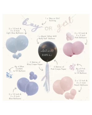 Fest i en boks: Gender reveal